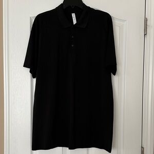 lululemon athletica Black Polo Shirt